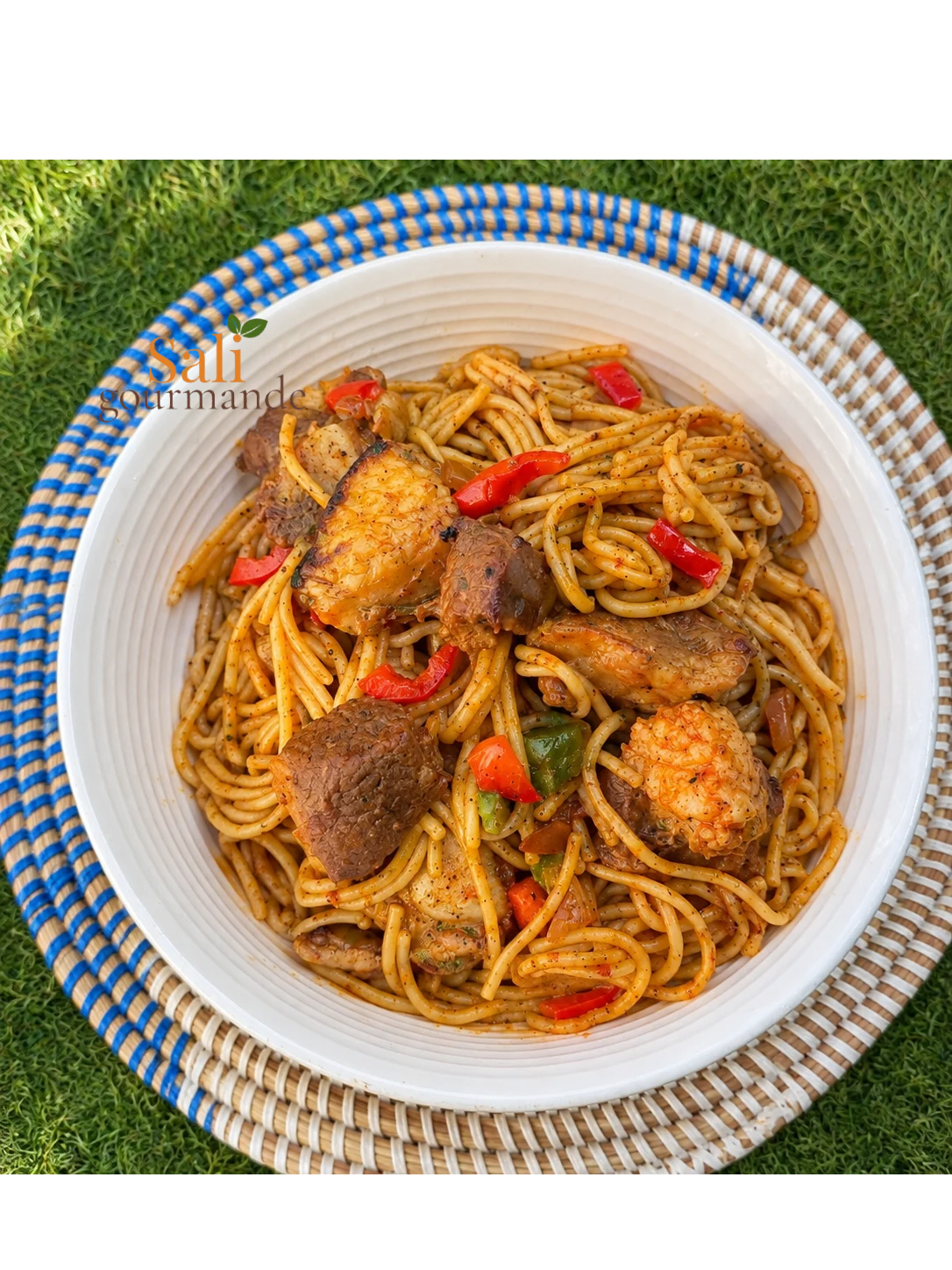 Spaghetti Diallo (spaghetti à l&rsquo;africaine, sauce tomate et bœuf)